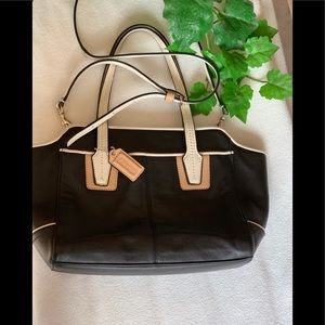 Vintage Coach Mini Tote Crossbody (F27662)